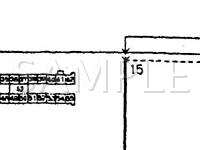 1993 Mitsubishi Mirage LS 1.8 L4 GAS Wiring Diagram