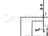 1993 Mitsubishi Montero RS 3.0 V6 GAS Wiring Diagram