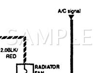 1993 Mitsubishi Precis  1.5 L4 GAS Wiring Diagram