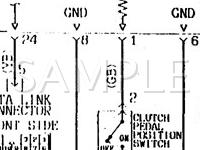1994 Mitsubishi Eclipse  1.8 L4 GAS Wiring Diagram