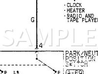 1996 Mitsubishi Mirage LS 1.8 L4 GAS Wiring Diagram