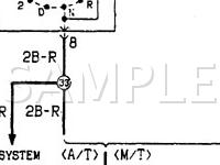1996 Mitsubishi Mirage LS 1.8 L4 GAS Wiring Diagram