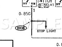 1997 Mitsubishi Mirage DE 1.5 L4 GAS Wiring Diagram