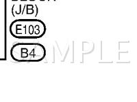 2003 Nissan Sentra XE 1.8 L4 GAS Wiring Diagram