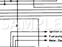1986 Nissan 300ZX  3.0 V6 GAS Wiring Diagram