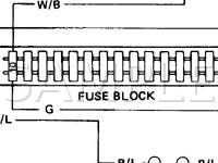 1986 Nissan Stanza  2.0 L4 GAS Wiring Diagram