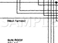1986 Nissan Stanza  2.0 L4 GAS Wiring Diagram