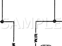 1986 Nissan Stanza  2.0 L4 GAS Wiring Diagram