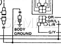 1987 Nissan 200SX  2.0 L4 GAS Wiring Diagram