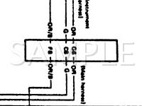 1987 Nissan Stanza  2.0 L4 GAS Wiring Diagram