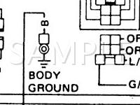 1988 Nissan 200SX  3.0 V6 GAS Wiring Diagram