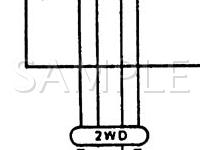 1988 Nissan Pathfinder  3.0 V6 GAS Wiring Diagram