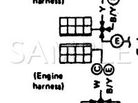 1988 Nissan Pulsar NX XE 1.6 L4 GAS Wiring Diagram