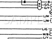 1988 Nissan Stanza  2.0 L4 GAS Wiring Diagram