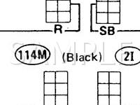 1988 Nissan Stanza  2.0 L4 GAS Wiring Diagram