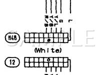1989 Nissan 240SX  2.4 L4 GAS Wiring Diagram