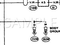 1989 Nissan D21 Pickup  3.0 V6 GAS Wiring Diagram