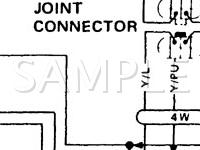 1989 Nissan Pulsar NX XE 1.6 L4 GAS Wiring Diagram
