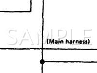 1989 Nissan Stanza  2.0 L4 GAS Wiring Diagram