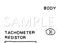 1989 Nissan Stanza  2.0 L4 GAS Wiring Diagram