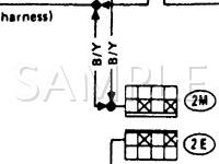 1989 Nissan Stanza  2.0 L4 GAS Wiring Diagram