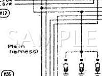 1990 Nissan Maxima  3.0 V6 GAS Wiring Diagram
