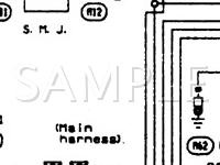 1990 Nissan Maxima  3.0 V6 GAS Wiring Diagram