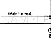 1990 Nissan D21 Pickup  2.4 L4 GAS Wiring Diagram