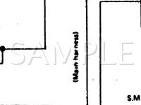 1990 Nissan Pulsar NX XE 1.6 L4 GAS Wiring Diagram