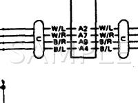 1990 Nissan Sentra 4X4 1.6 L4 GAS Wiring Diagram
