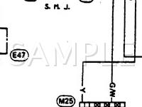 1990 Nissan Stanza  2.4 L4 GAS Wiring Diagram
