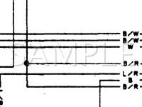 1991 Nissan 300ZX  3.0 V6 GAS Wiring Diagram