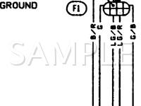 1991 Nissan Maxima  3.0 V6 GAS Wiring Diagram