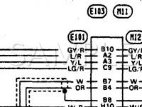 1991 Nissan Stanza  2.4 L4 GAS Wiring Diagram