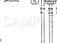 1992 Nissan Maxima GXE 3.0 V6 GAS Wiring Diagram