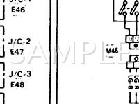 1992 Nissan Stanza  2.4 L4 GAS Wiring Diagram