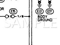 1993 Nissan Altima SE 2.4 L4 GAS Wiring Diagram