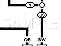 1995 Nissan Maxima SE 3.0 V6 GAS Wiring Diagram