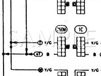 1995 Nissan Pickup Short BED XE 2.4 L4 GAS Wiring Diagram