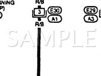 1995 Nissan Sentra  1.6 L4 GAS Wiring Diagram