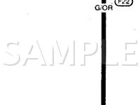 1996 Nissan Pathfinder XE 3.3 V6 GAS Wiring Diagram