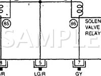 1997 Nissan Pathfinder SE 3.3 V6 GAS Wiring Diagram