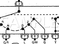 1997 Nissan Pathfinder LE 3.3 V6 GAS Wiring Diagram