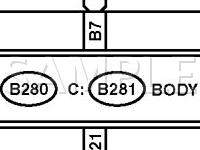 2005 Subaru Outback  3.0 H6 GAS Wiring Diagram