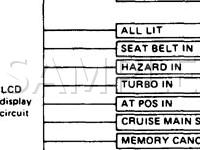 1986 Subaru GL-10  1.8 H4 GAS Wiring Diagram