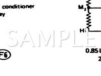 1987 Subaru GL  1.8 H4 GAS Wiring Diagram