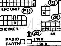 1987 Subaru GL-10  1.8 H4 GAS Wiring Diagram