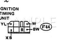 1987 Subaru GL  1.8 H4 GAS Wiring Diagram