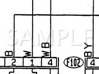 1992 Subaru Justy GL 1.2 L3 GAS Wiring Diagram