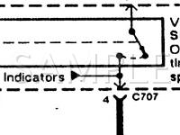 1990 Isuzu Pickup Normal CAB 2.3 L4 GAS Wiring Diagram